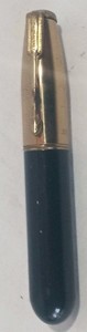 Vintage SUPER Lady's Discreet Pen-style Butane Cigarette Lighter Brass Black 