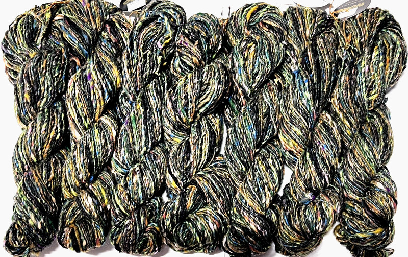EARTHY MULTIS 7 50gr Skeins 924yd Noro MENOU Soft 55 WOOL 30 SILK 15 COTTON YARN