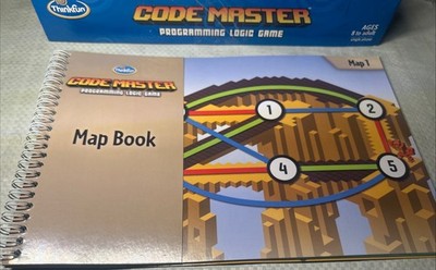 ThinkFun Code Master Challenge Maps Booklet 60 Levels Replacement Part