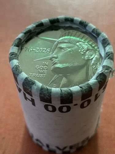 2026-D GEM BU  Roll Semiquincentennial Half Dollars-No Reserve- No Shipping