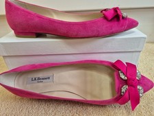 LK Bennett Pink Suede Shoes
