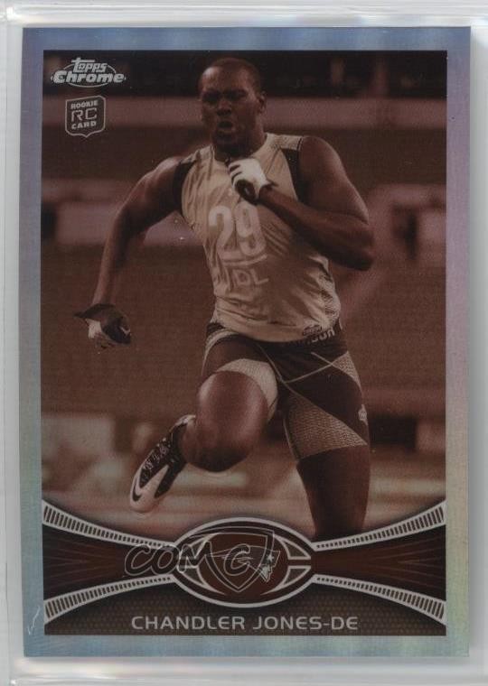 2012 Topps Chrome Sepia-Tone Refractor 18/99 Chandler Jones #140 Rookie RC