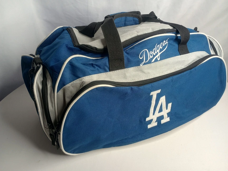 Los Angeles Dodgers LA Duffle Bag Gym Swimming Carry On Travel Luggage Tote - Image 2 of 4