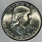 1952 D Silver Franklin Half Dollar Coin Collection UNC