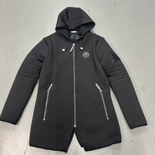 Phillip Plein Jacket Mens Small Black Skull Limited Edition Full Zip Hood