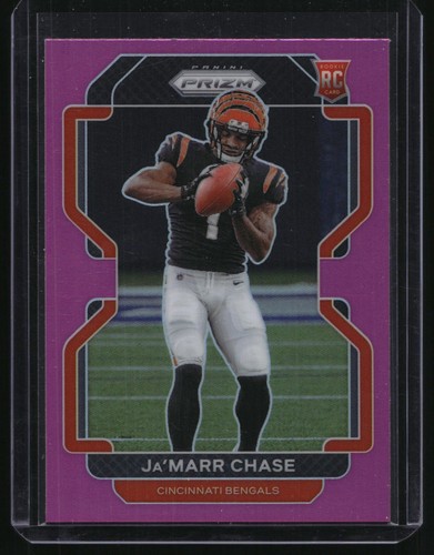 2021 Panini Prizm Ja'Marr Chase Purple Prizm RC #337 Bengals NFL
