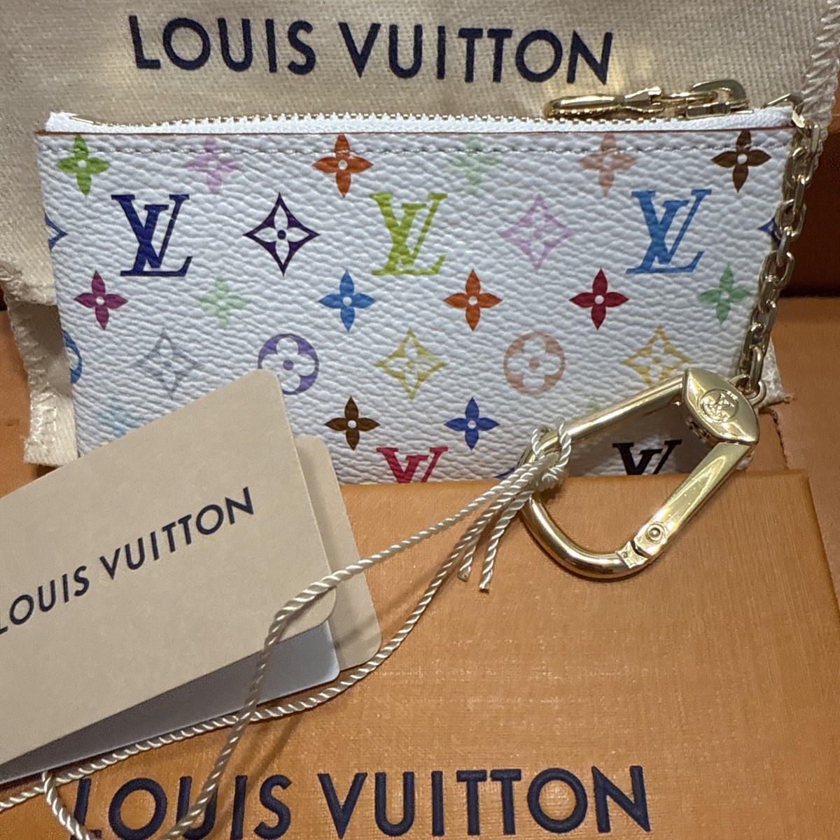 Louis Vuitton X TM Takashi Murakami 2026 White Multicolor Key