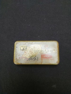 WK Gold Blatt Export Feinschnitt Auslese Blechdose WK - Tabak - Bremen - Berlin