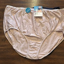 Vanity Fair Women's Briefs Radiant Collection  Light Pink, Beige, Black 5X 3 Pk