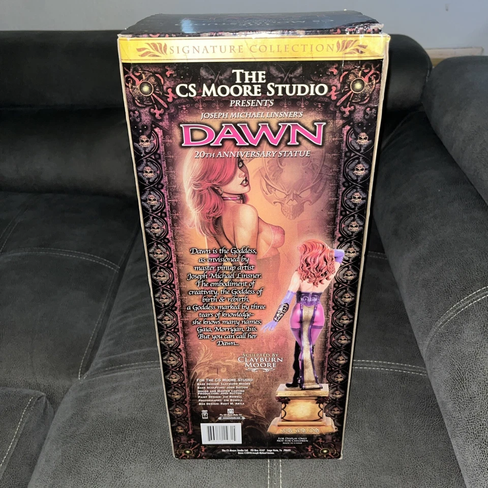 ESTATUA 20 ANIVERSARIO CS MOORE DAWN Edición Limitada 386/1200 Nueva En Caja Foto 3 de 4
