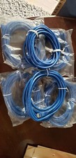 Lot of 6- Fast Cat 5e 14' Snagless Ethernet Patch Cable-Blue