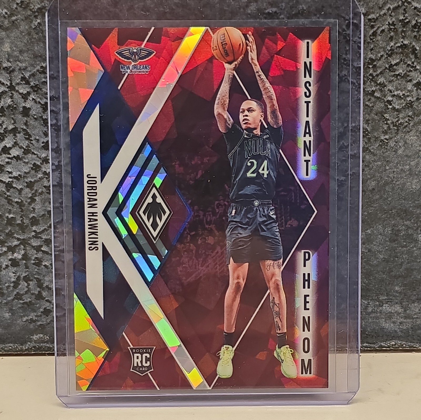 2023-24 Panini Phoenix Jordan Hawkins RC Maroon Ice Instant Phenom /275 #14