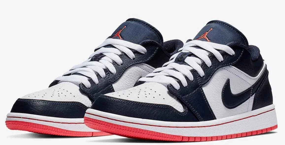 Air jordan 1 best sale low obsidian ember glow
