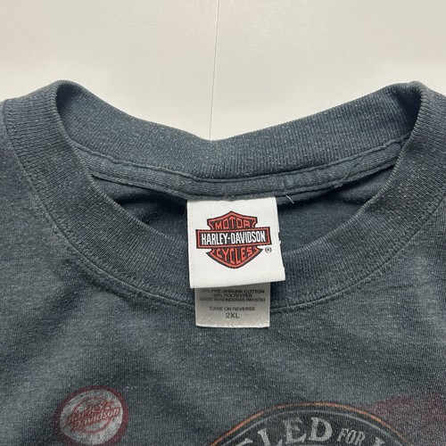 Harley-Davidson Motorcycles T-Shirt Black Canyon Colorado Gray Sz 2XL - Imagen 5 de 5