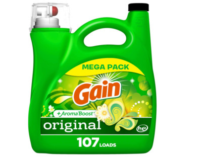 Gain + Aroma Boost Liquid Laundry Detergent, Original Scent, 154 fl oz