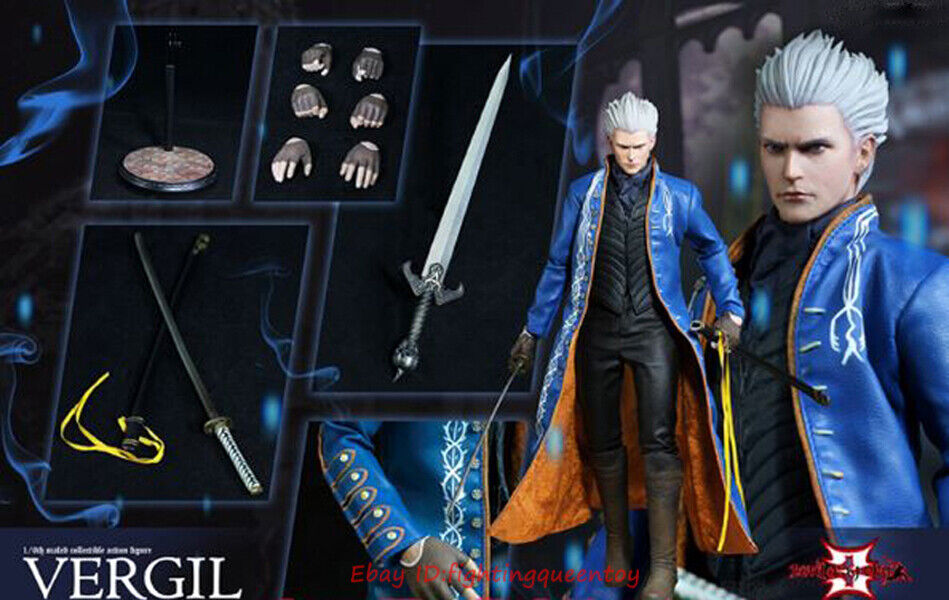 Asmus Toys DMC3 Dante Devil May Cry 1/6 Action Figure Doll Model Deluxe  Edition