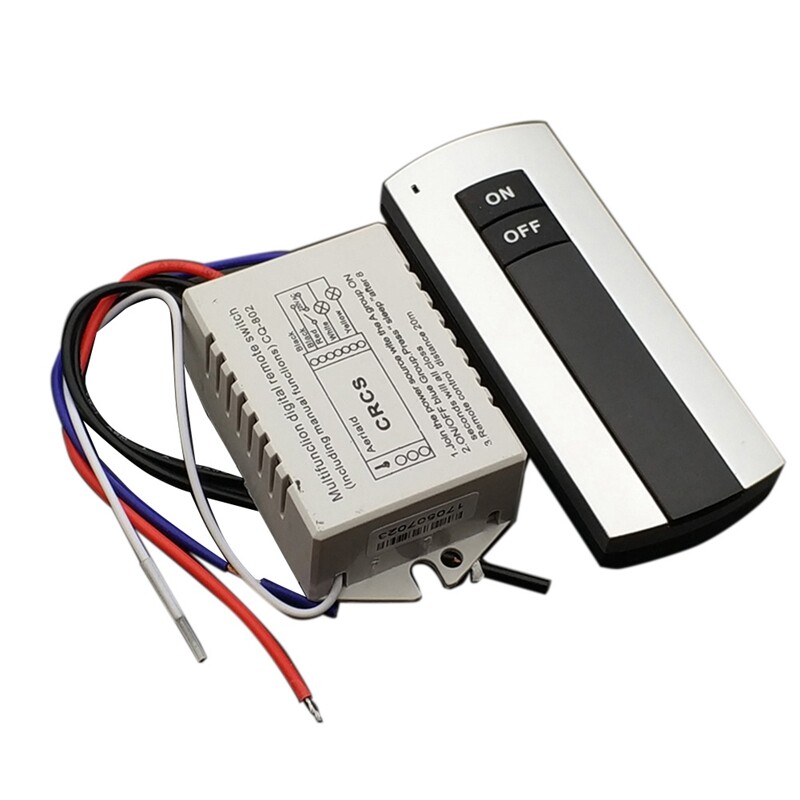 ON/OFF 220V Wireless Remote Control Switch Digital Remote Control