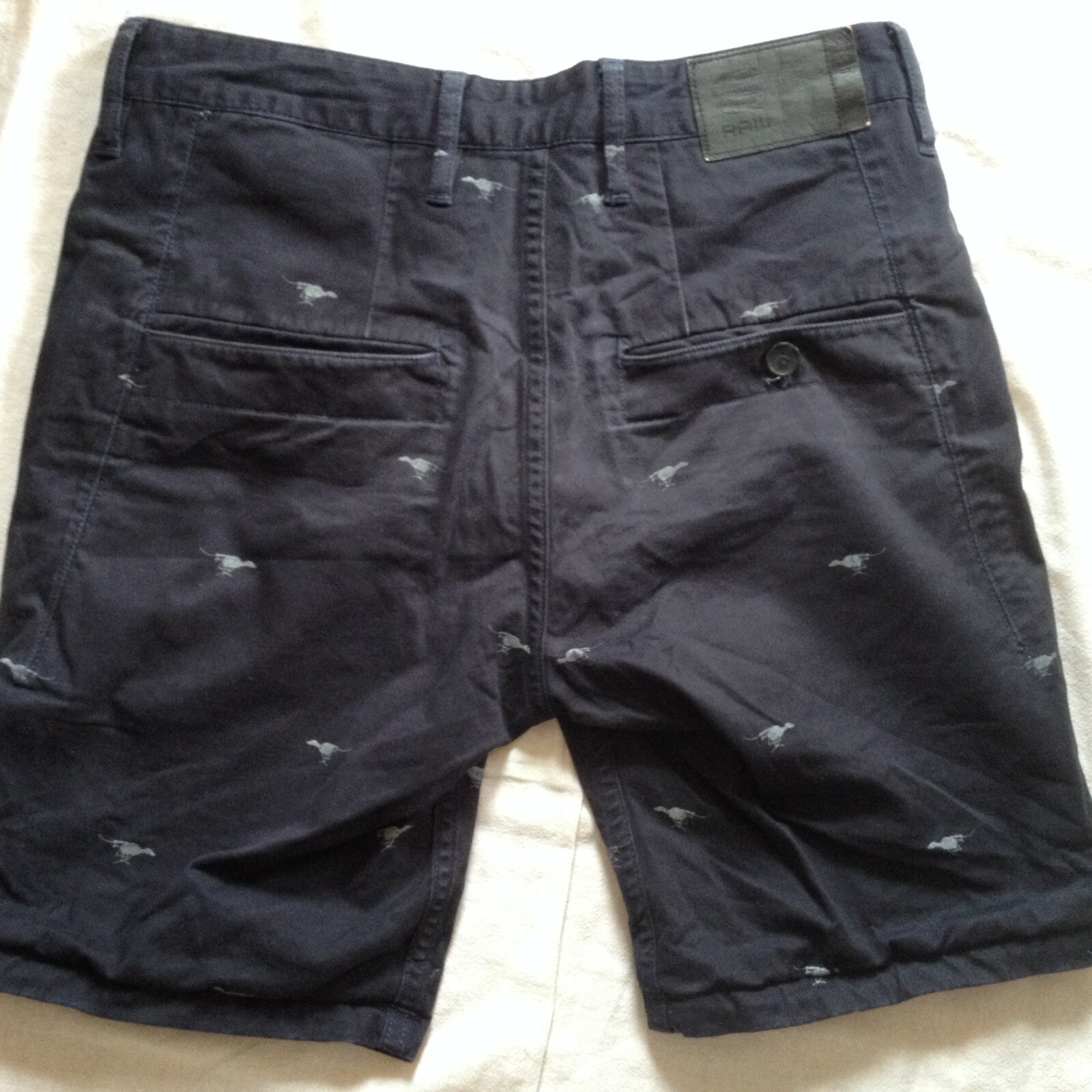 G-STAR RAW CHINO BRONSON AOP 1/2 SHORTS MEN'S SIZE 28 image 5