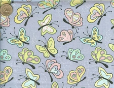 NICE! "BUNNY BRIGHT" BY PATTY REED - FABRIC TRADITION - 1 YD 22" LONG