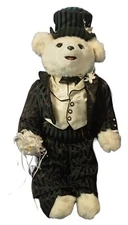 Tillys Collectible Bear Plush Wedding Ring Bearer Tuxedo House Tilly Built 1987 