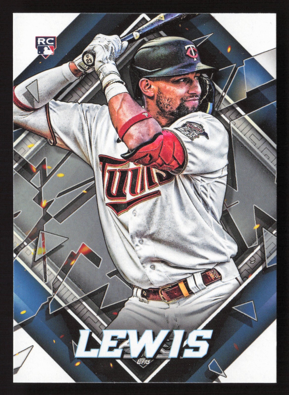 2022 Topps Fire #191 Royce Lewis RC Rookie Card Minnesota Twins