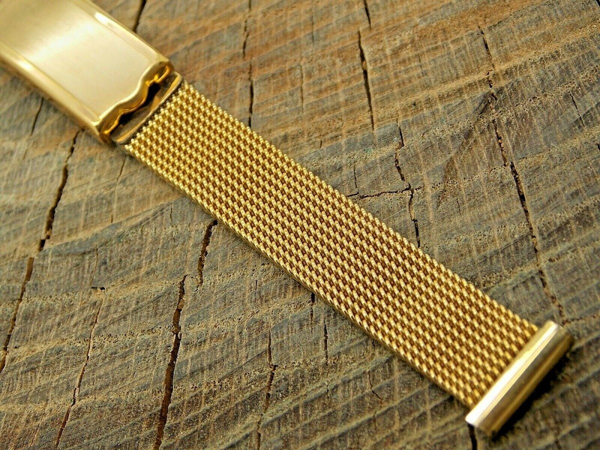 JB Champion NOS Vintage Unused Gold Plate Deployment Clasp Watch