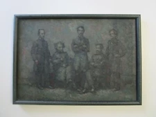 CIVIL WAR PAINTING MODERNISM EXPRESSIONISM PORTRAIT IMPRESSIONISM CALIFORNIA ART