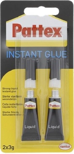 Set Lot 2 Tube de Colle instantané PATTEX instant Glue 3g NEUF