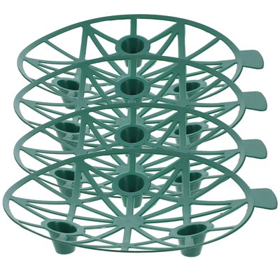  4 Pcs Garden Watermelon Fork Slicer Cutter Fruit Support Rack