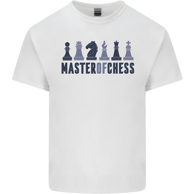 Master of Chess Herren Baumwolle T-Shirt Tee Oberteil