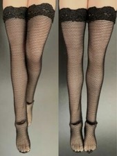 1/12 Scale Female Lace Stockings Fishnet Socks Clothes Fit 6''Action Figure