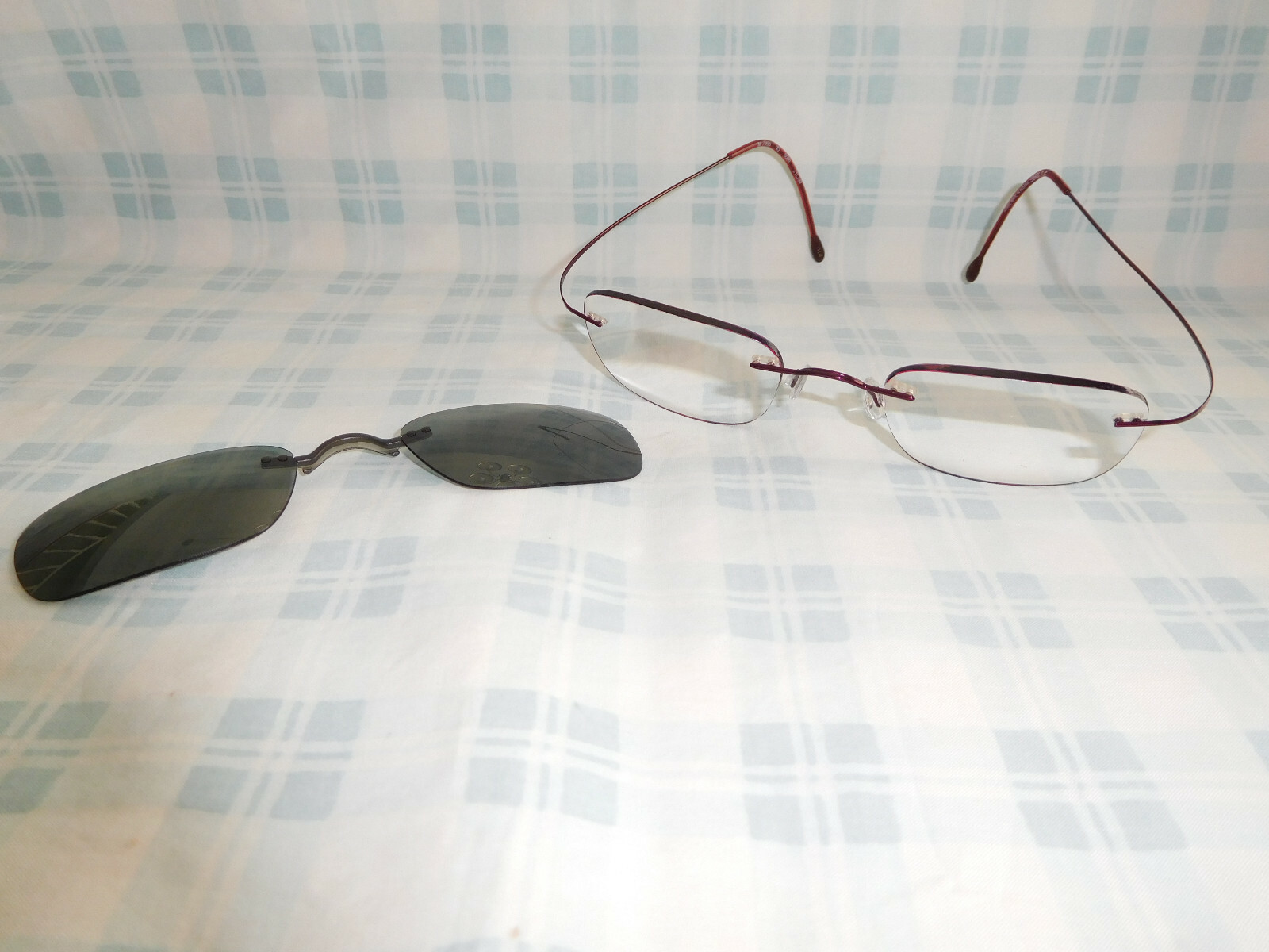 clip on sunglasses for silhouette rimless glasses