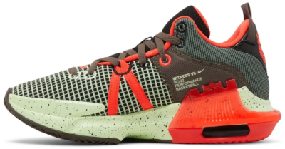 Nike LeBron Witness VII Bright Crimson Red Alligator Green  display picture 1