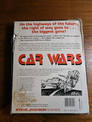 Car Wars Deluxe Edition Steve Jackson Games, Vintage Table Top/RPG - Picture 2 of 19