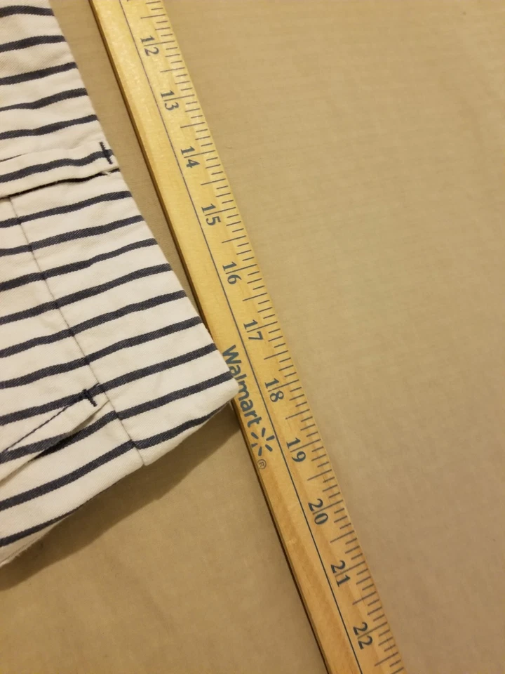 Pantalones Cortos Mujer Ann Taylor Caqui 12 Blanco Gris Gris Algodón Chino Foto 4 de 4