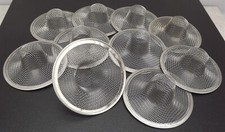 LARGE Stainless Wire Mesh Sink Strainer 4.5" Trap 10 piece set BRAND NEW TEN PC
