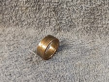 1980 Kennedy Half Dollars size 10 coin ring handmade mixed metals A