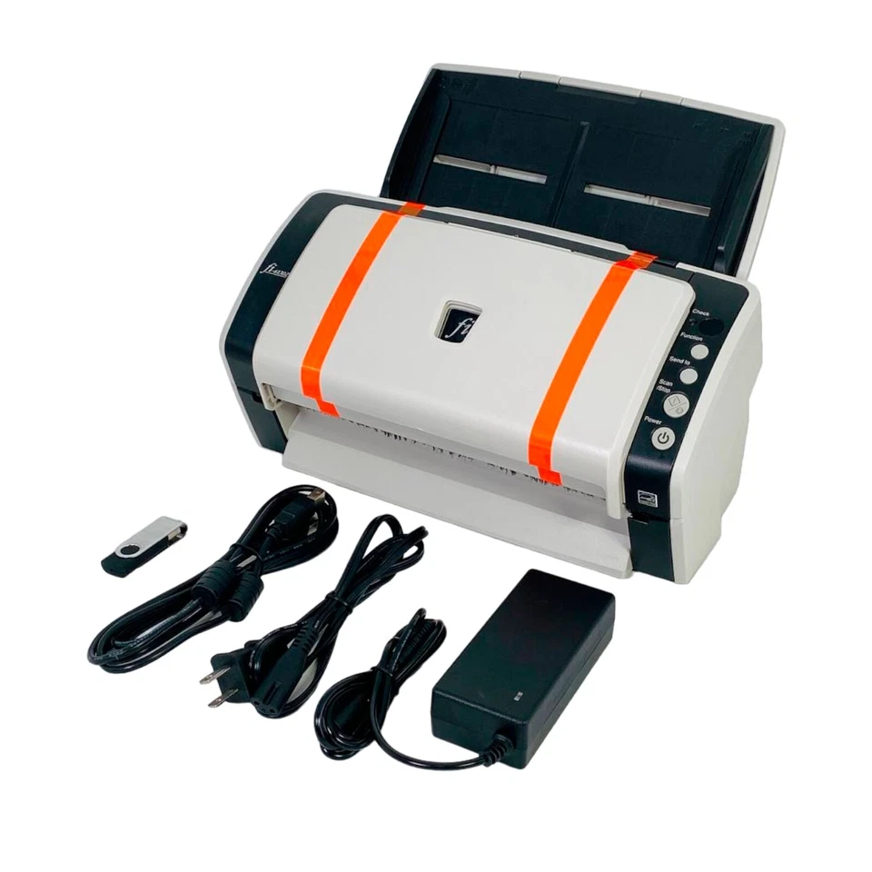 Fujitsu FI-6130Z Scanner KOMPLETTSET (Netzteil; USB-Kabel; USB-Setup-Treiber)