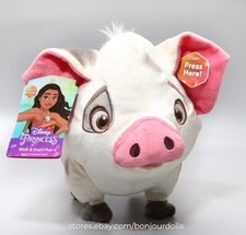 New Disney Princess Moana Walks Snorts Pua Pig Plush Sounds Motion Toy Animated