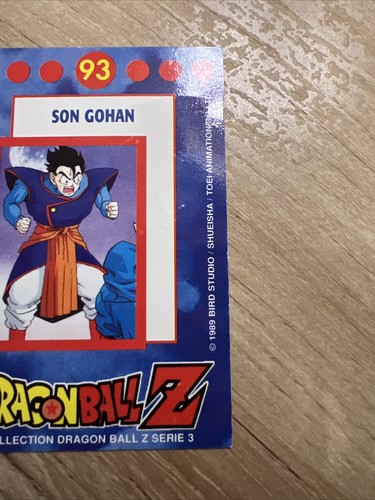 Dragon Ball Z #93 Son Gohan - Series 3 Gold Prism - Picture 4 of 6
