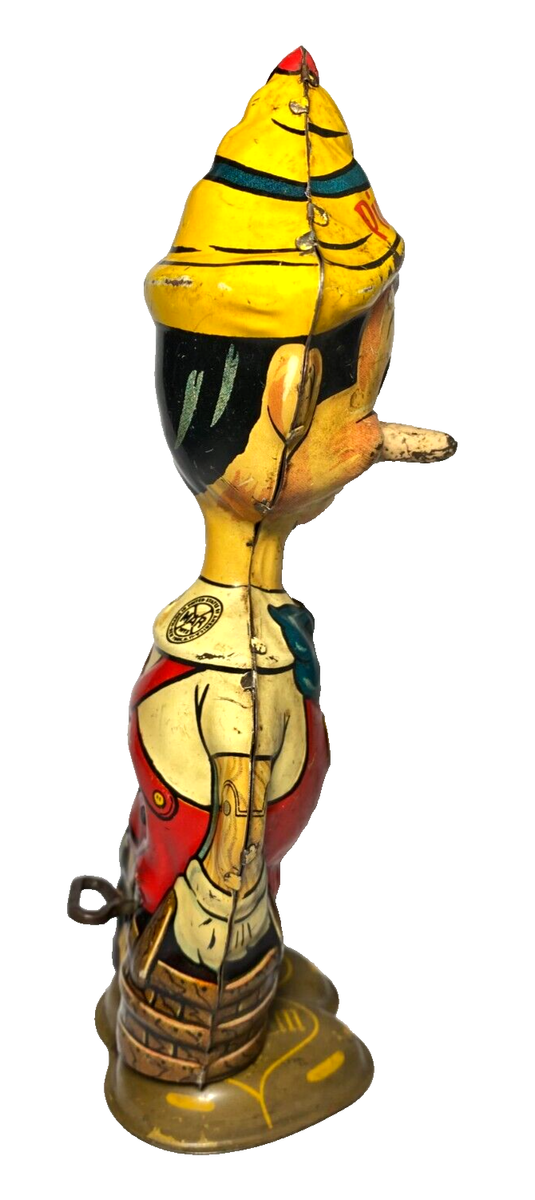 1939 Disney Marx Pinocchio Tin Litho Windup Walker | eBay