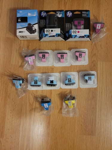 Buy LOT OF 15 SEALED Genuine HP 02 