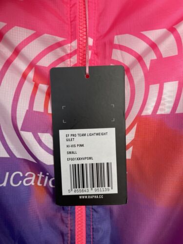 NEW Rapha Men’s EF Pro Team Lightweight Gilet In Size S - Picture 3 of 4