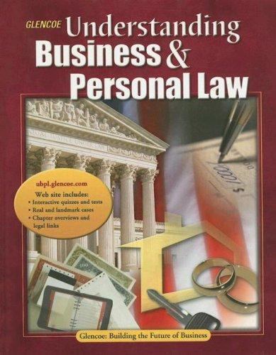 Glencoe Understanding Business and Personal Law : Student Activity Workbook by Paul A. Sukys and ...
