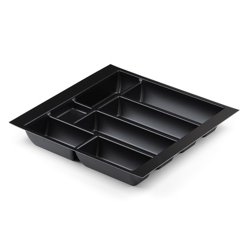Black Tandembox Cutlery Tray Kitchen Drawer Organiser Insert Compartment Storage - Afbeelding 13 van 20