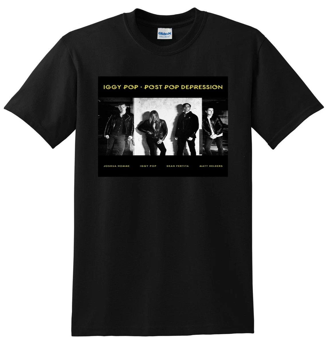 IGGY POP T SHIRT post pop depression vinyl cd cover SMALL MEDIUM