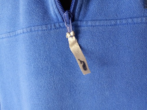 Vineyard Vines Pullover Sweatshirt Mens Medium Shep Shirt 1/4 Zip Blue - Picture 8 of 14