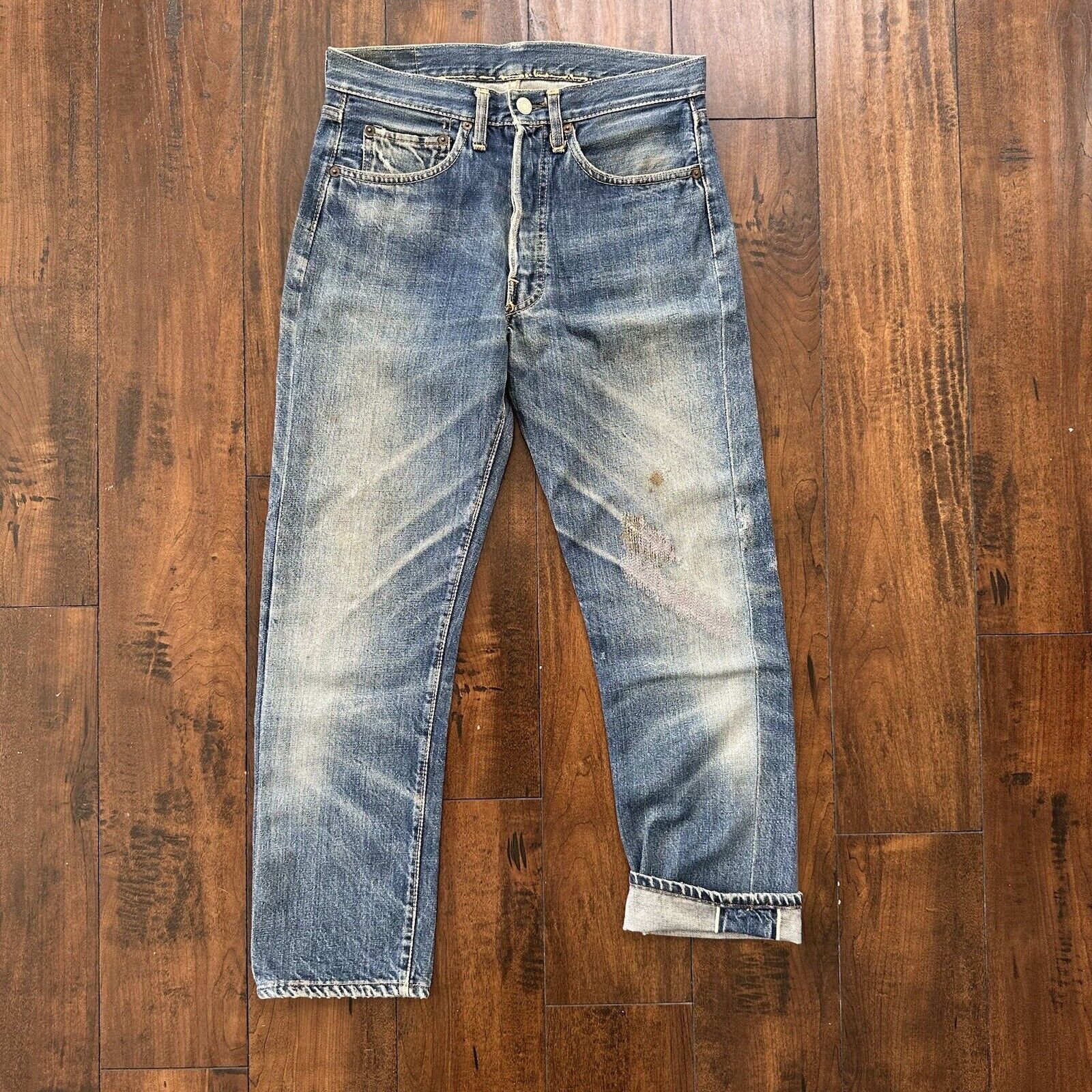 Levis 501 XX Big E True Vintage 60s Redline Denim 66 Skinny