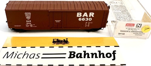 Micro Trains Line 38140 50’ Box Car Plug Door Bangor & Aroostock N 1:160 ¥1 å | Zustand: Gebraucht