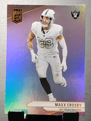 2024 Donruss Elite #61 Maxx Crosby RAIDERS DE football card Beast! NM/MT